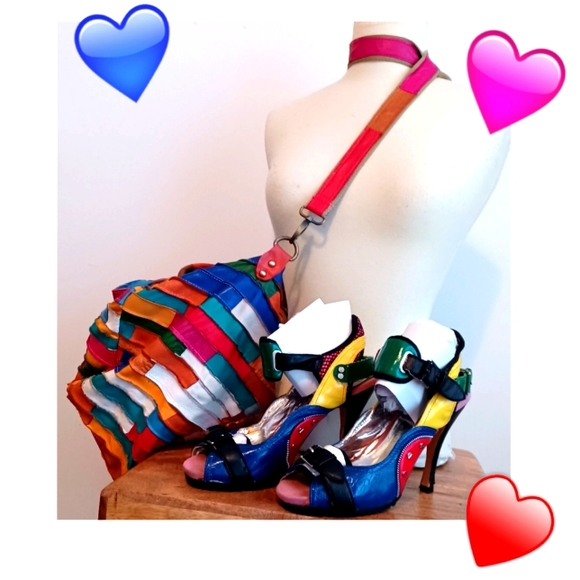 VINTAGE! PRE-OWNED* PEEP TOE SLING BACK BEAUTIES! - Picture 2 of 9